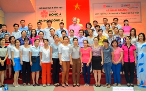 The opening ceremony of the first social work course